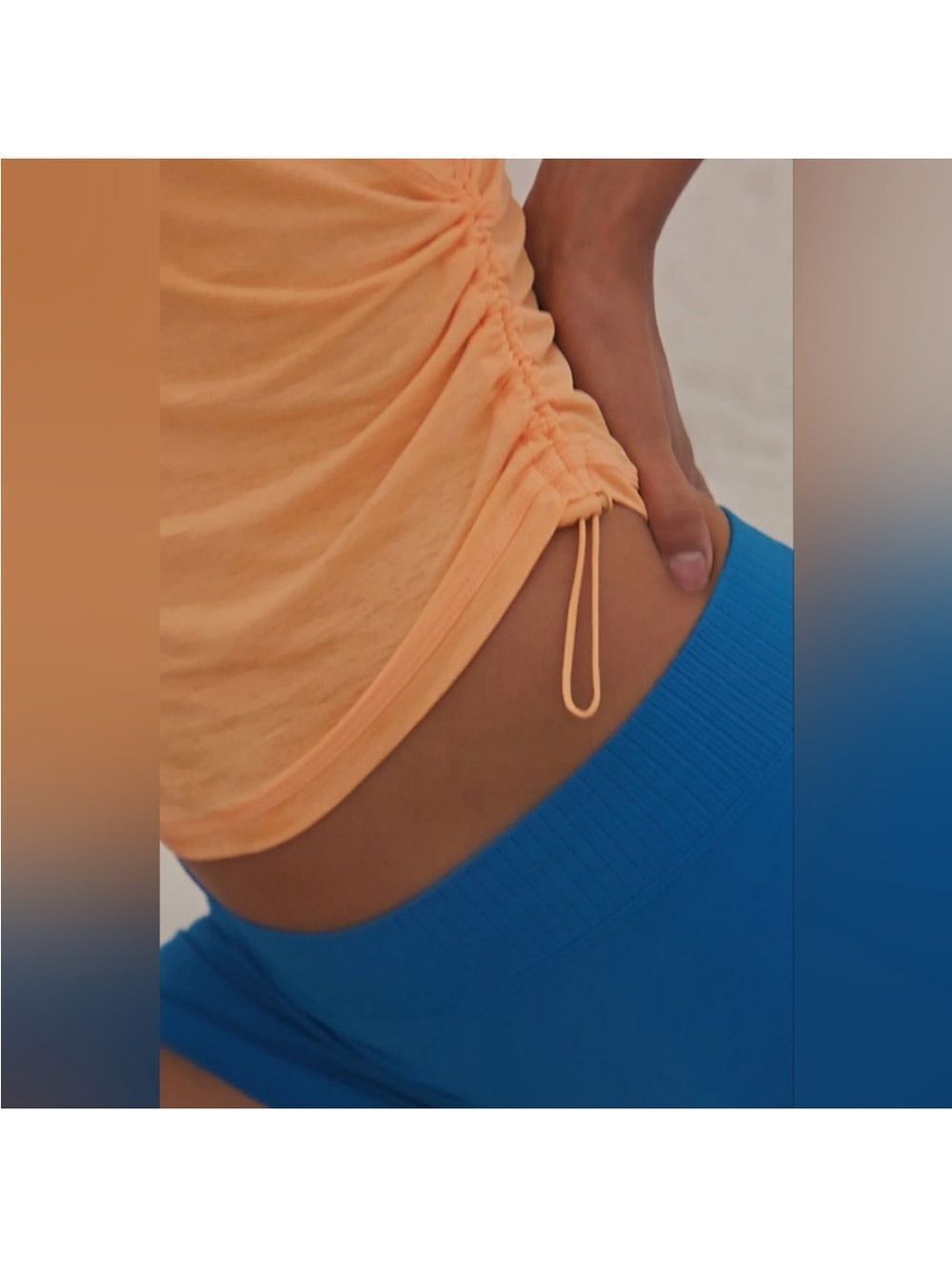 NWT FP Movement Tempo Sport Mode Tank Top Papaya Orange Tank Top Free People - Picture 6 of 9